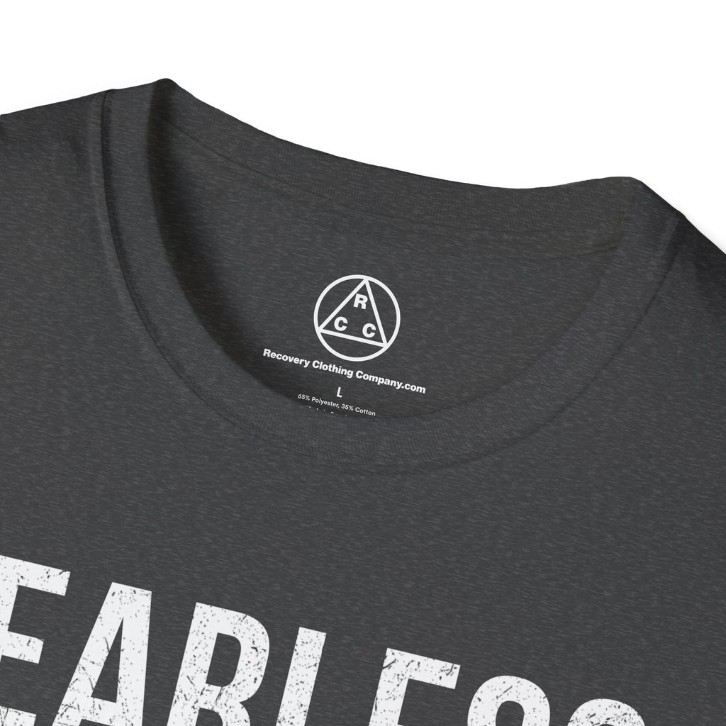 "Fearless & Thorough" T-Shirt — Recovery Clothing Company Motivational Tee