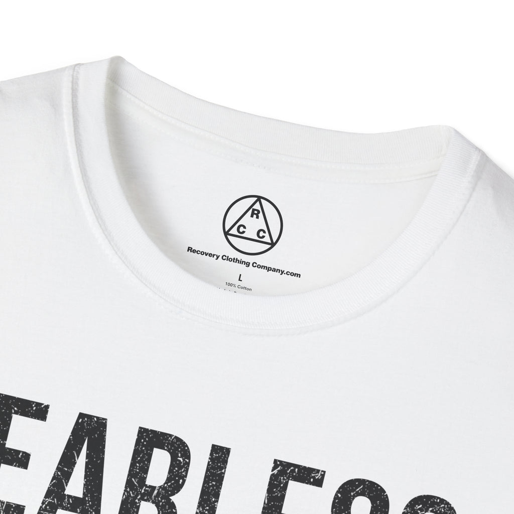 "Fearless & Thorough" T-Shirt — Recovery Clothing Company Motivational Tee