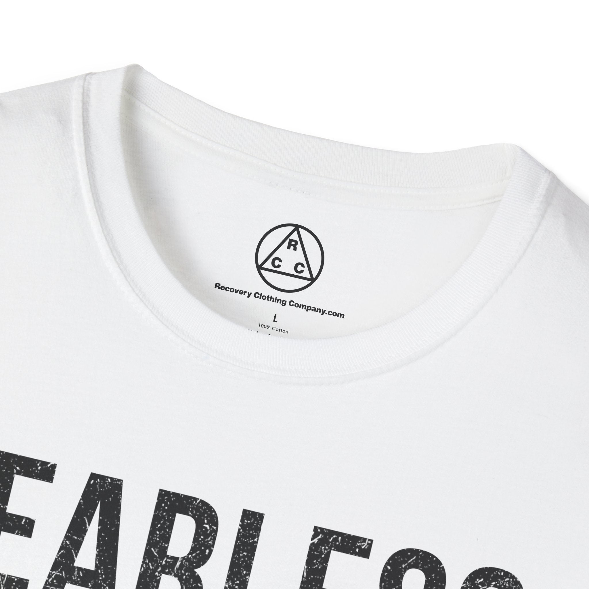 "Fearless & Thorough" T-Shirt — Recovery Clothing Company Motivational Tee