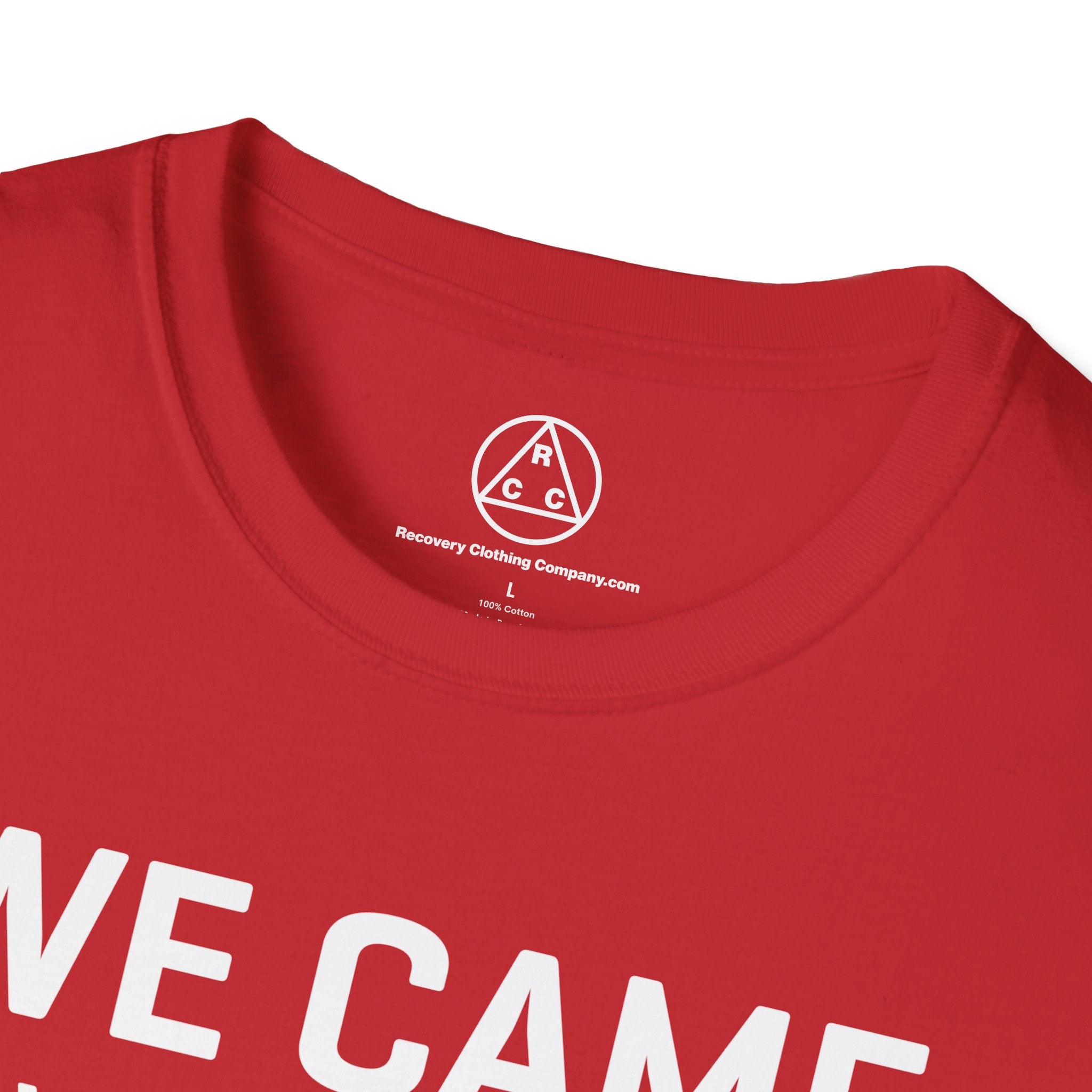"We Came to Believe" Sober Support Recovery T-Shirt