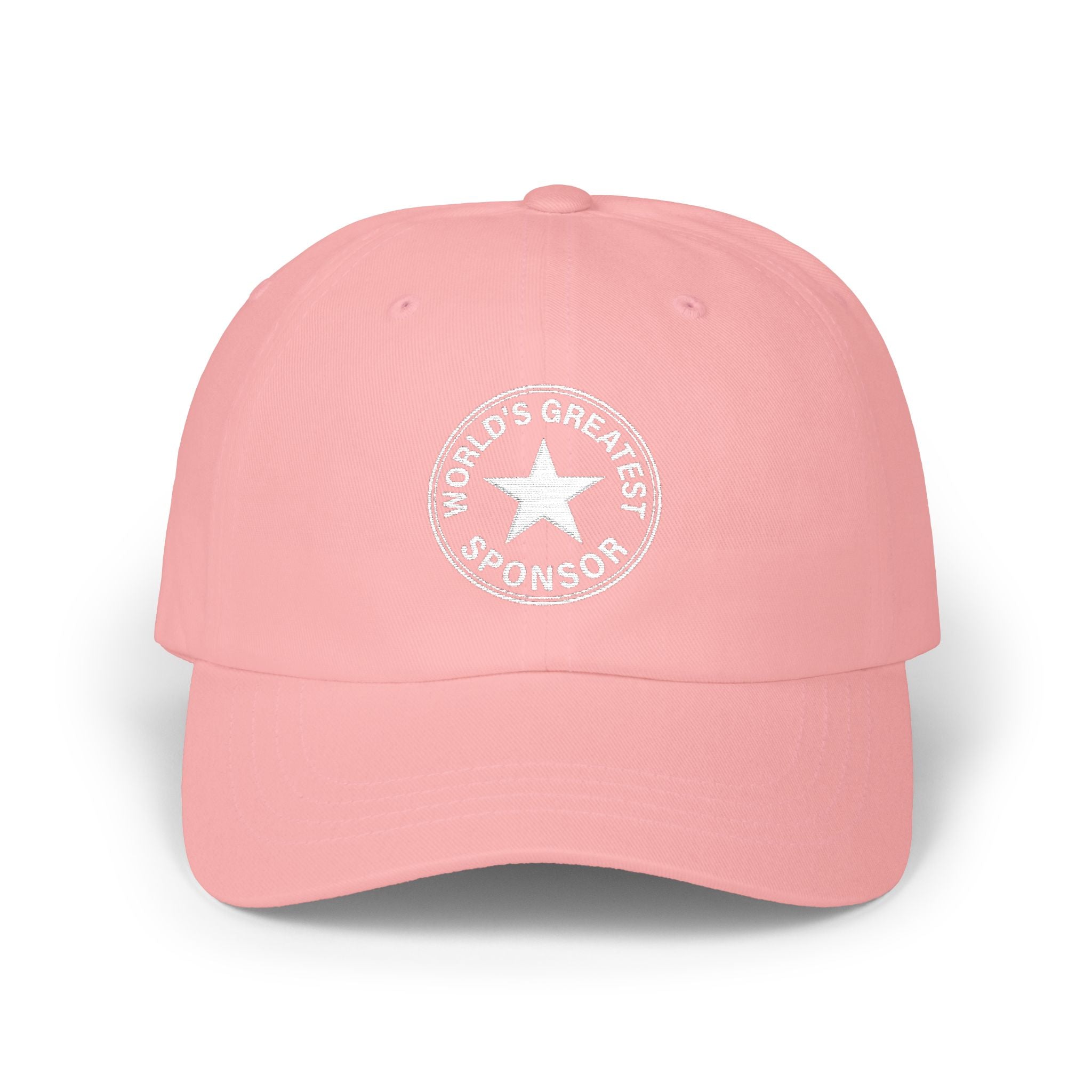 "World's Greatest Sponsor" Dad Cap — Vintage Distressed Embroidered Star Baseball Hat