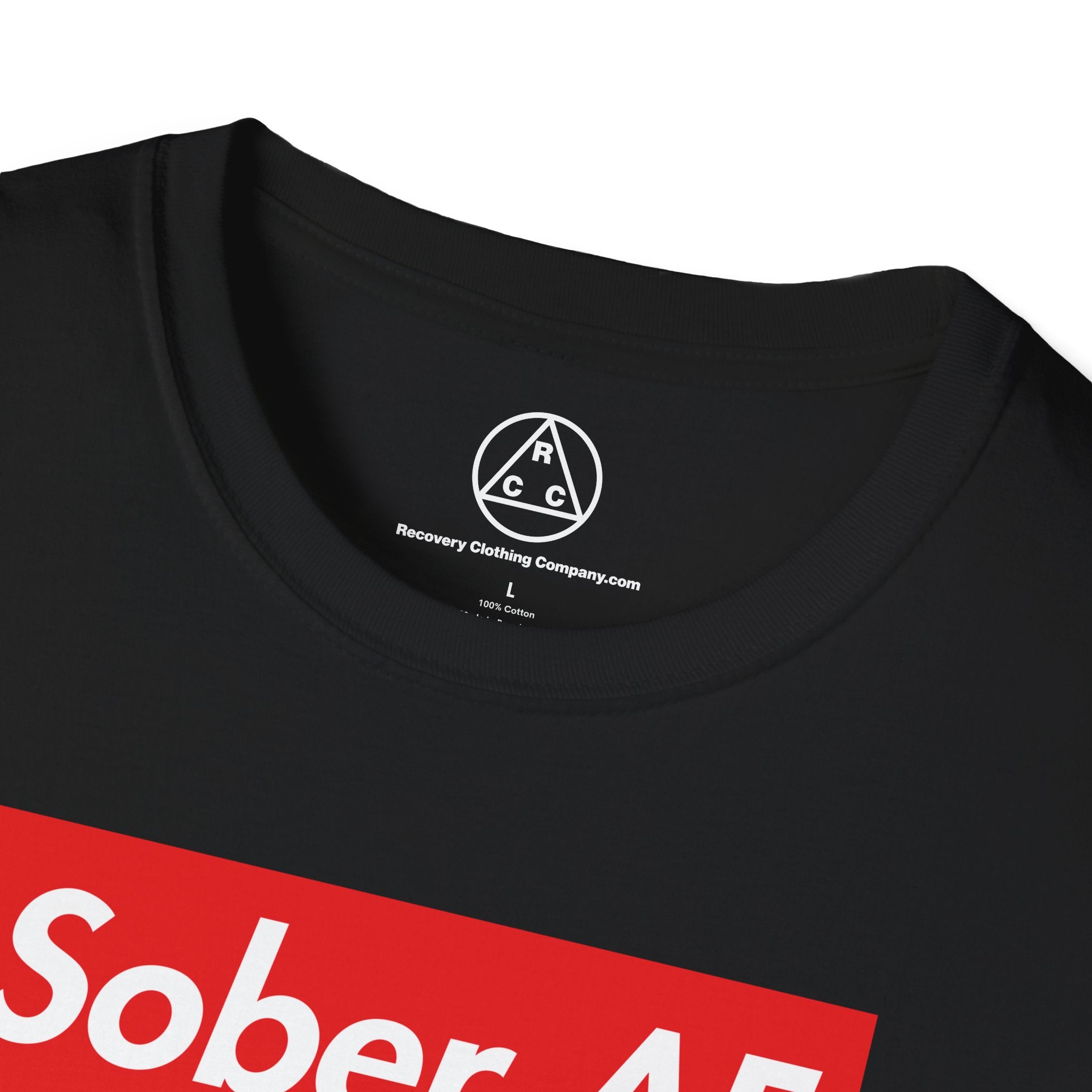 Sober AF T-Shirt — Recovery Awareness Graphic Tee