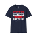 "Certified Old Timer Ask Me Anything"T-Shirt