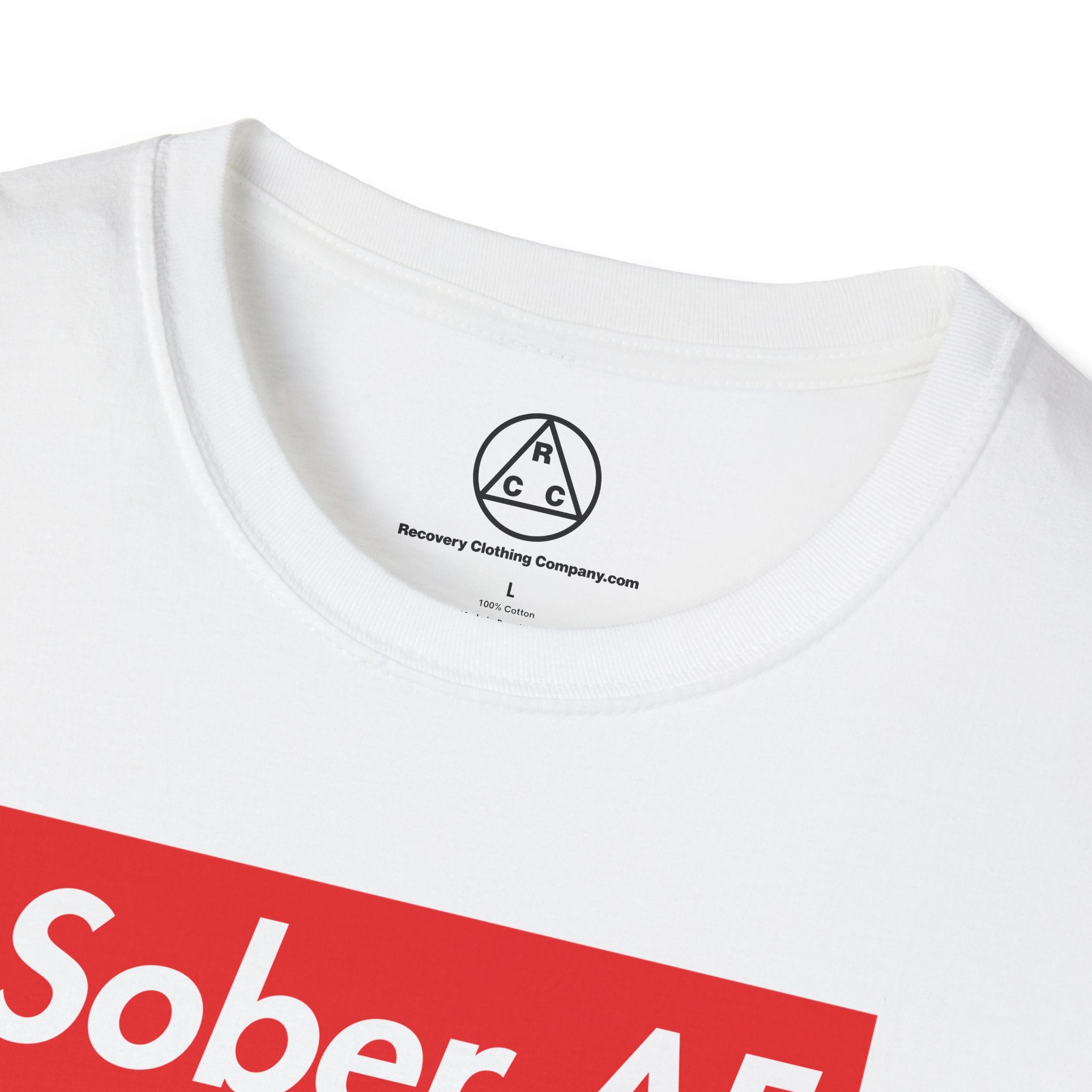 Sober AF T-Shirt — Recovery Awareness Graphic Tee