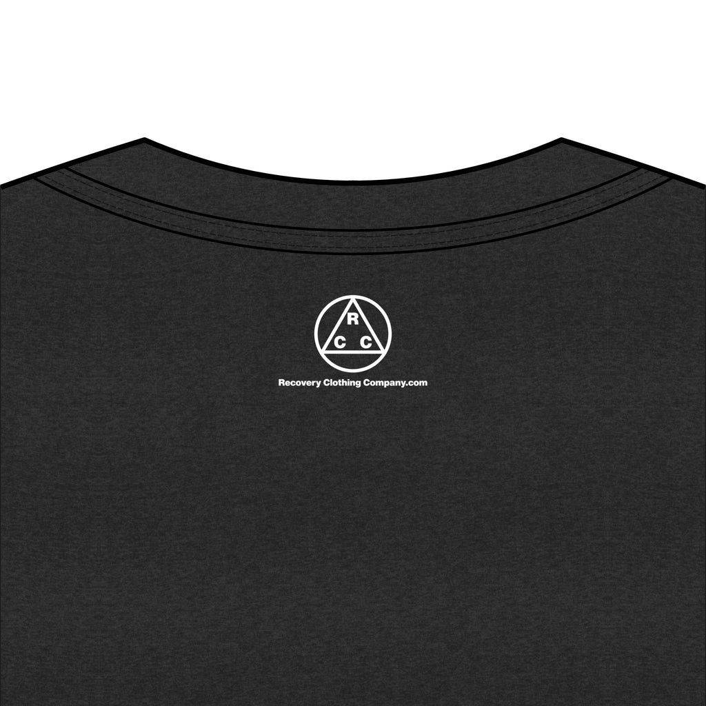 Just for Today V-Neck Tee — Mindful Recovery Shirt