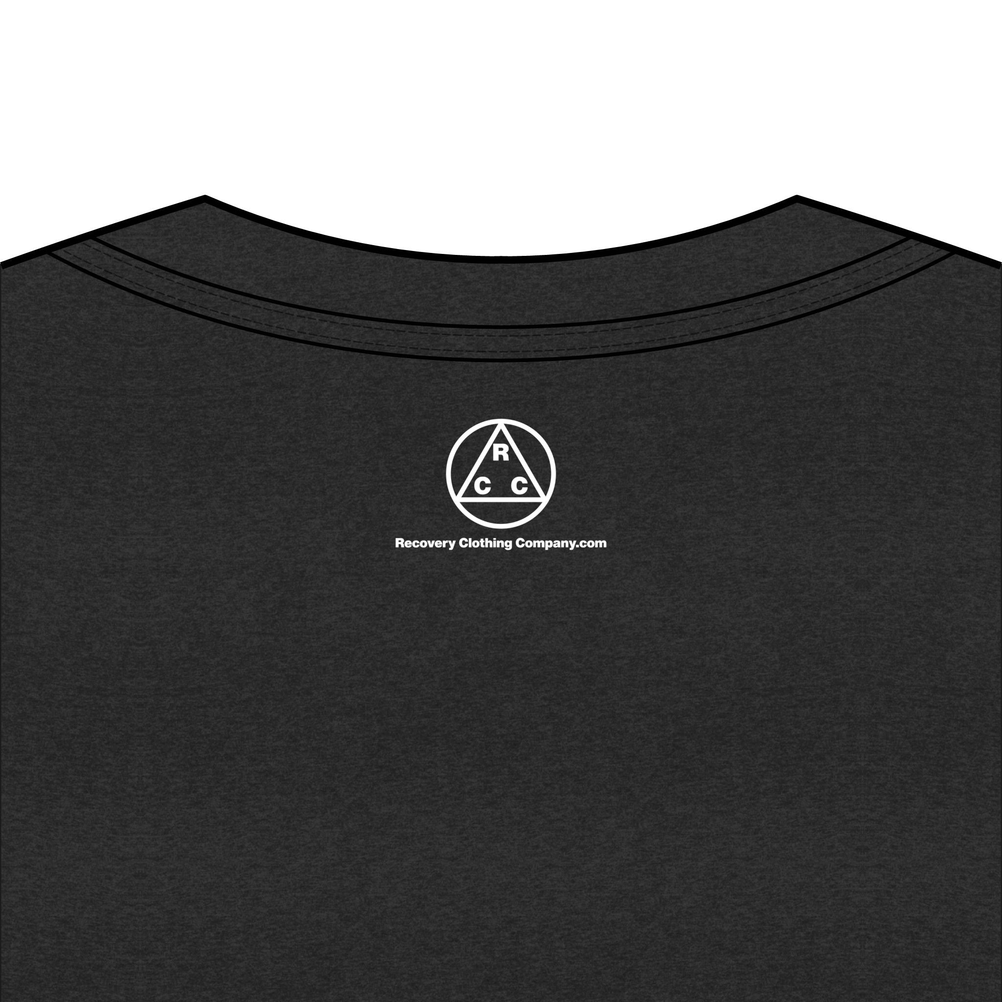 Just for Today V-Neck Tee — Mindful Recovery Shirt