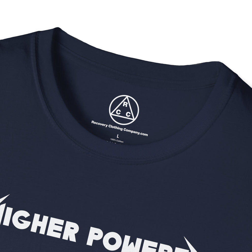 "Higher Powered" T-Shirt — Recovery Clothing Company Logo Tee