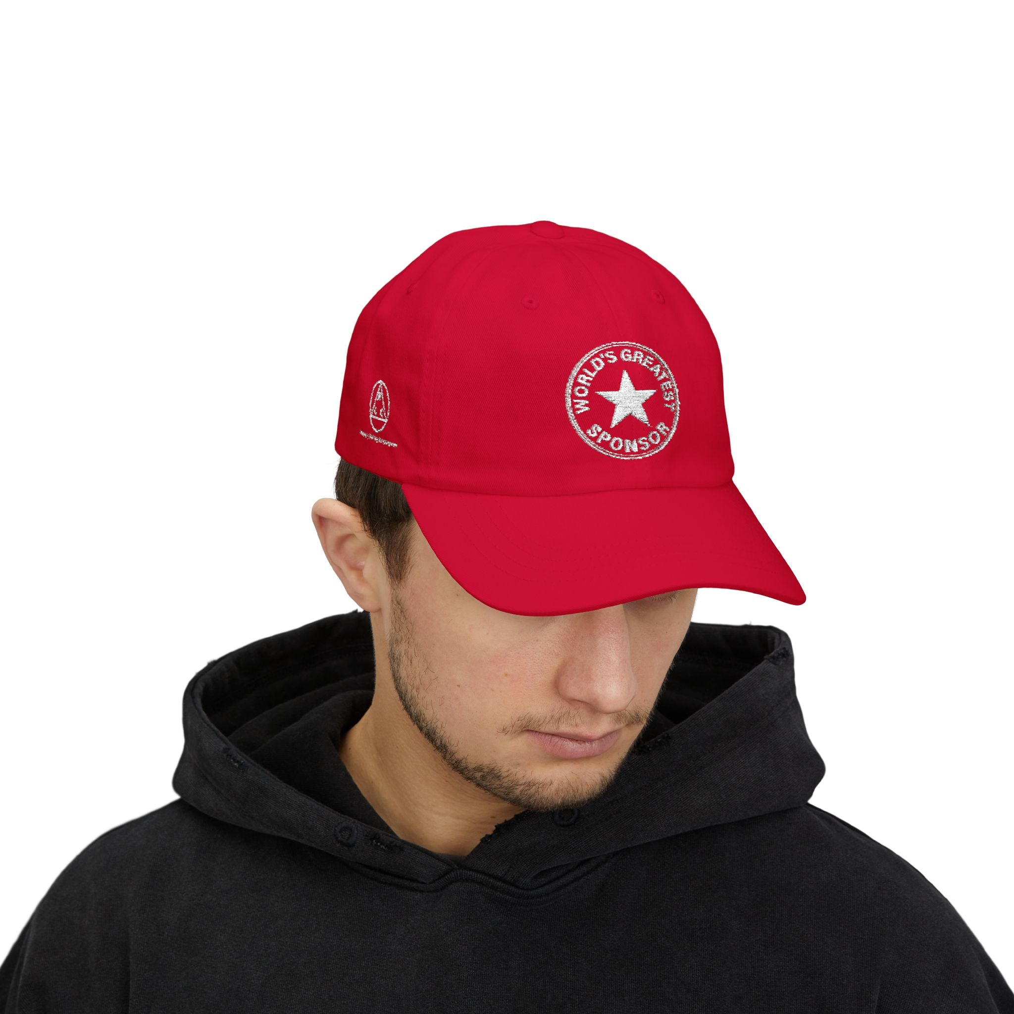 "World's Greatest Sponsor" Dad Cap — Vintage Distressed Embroidered Star Baseball Hat
