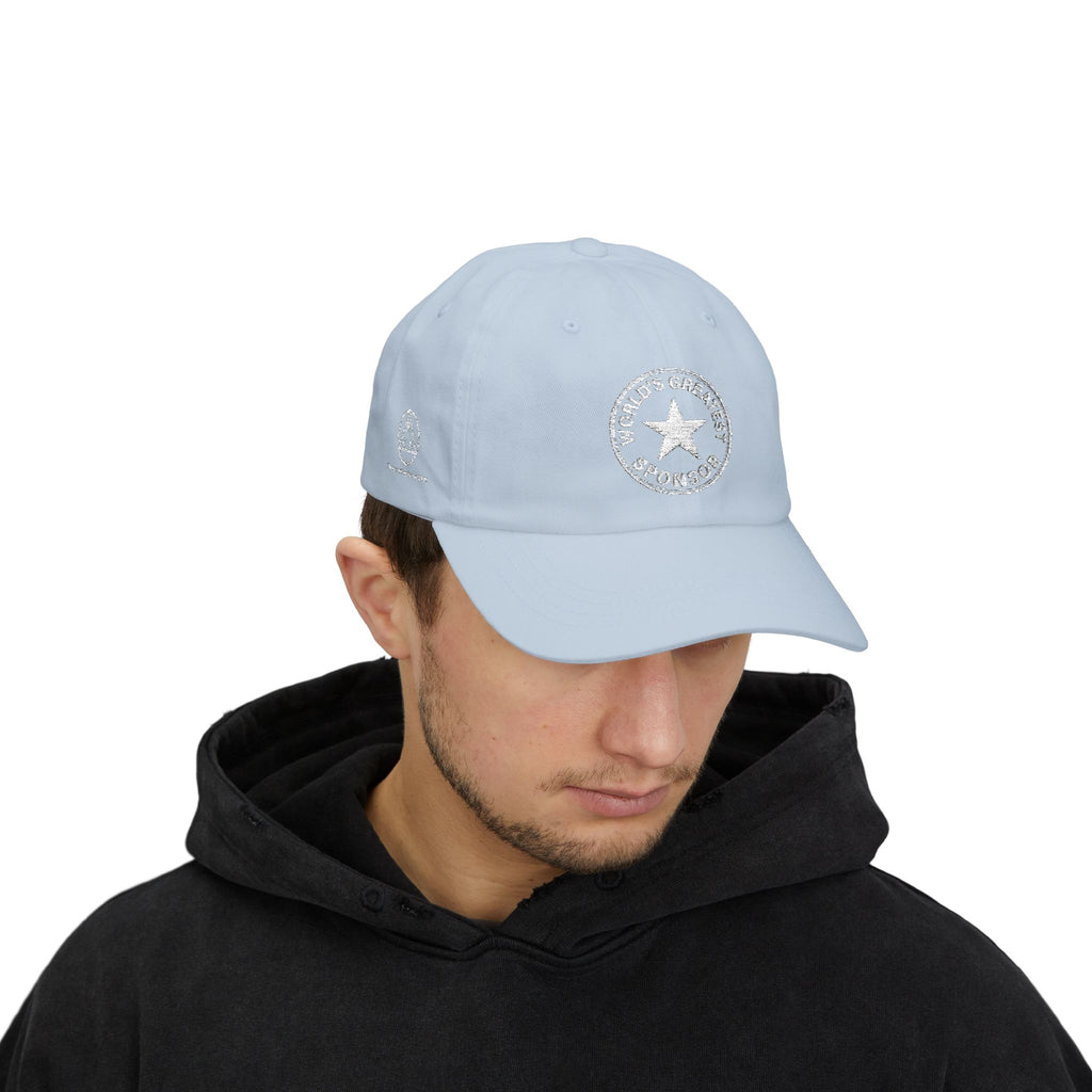 "World's Greatest Sponsor" Dad Cap — Vintage Distressed Embroidered Star Baseball Hat