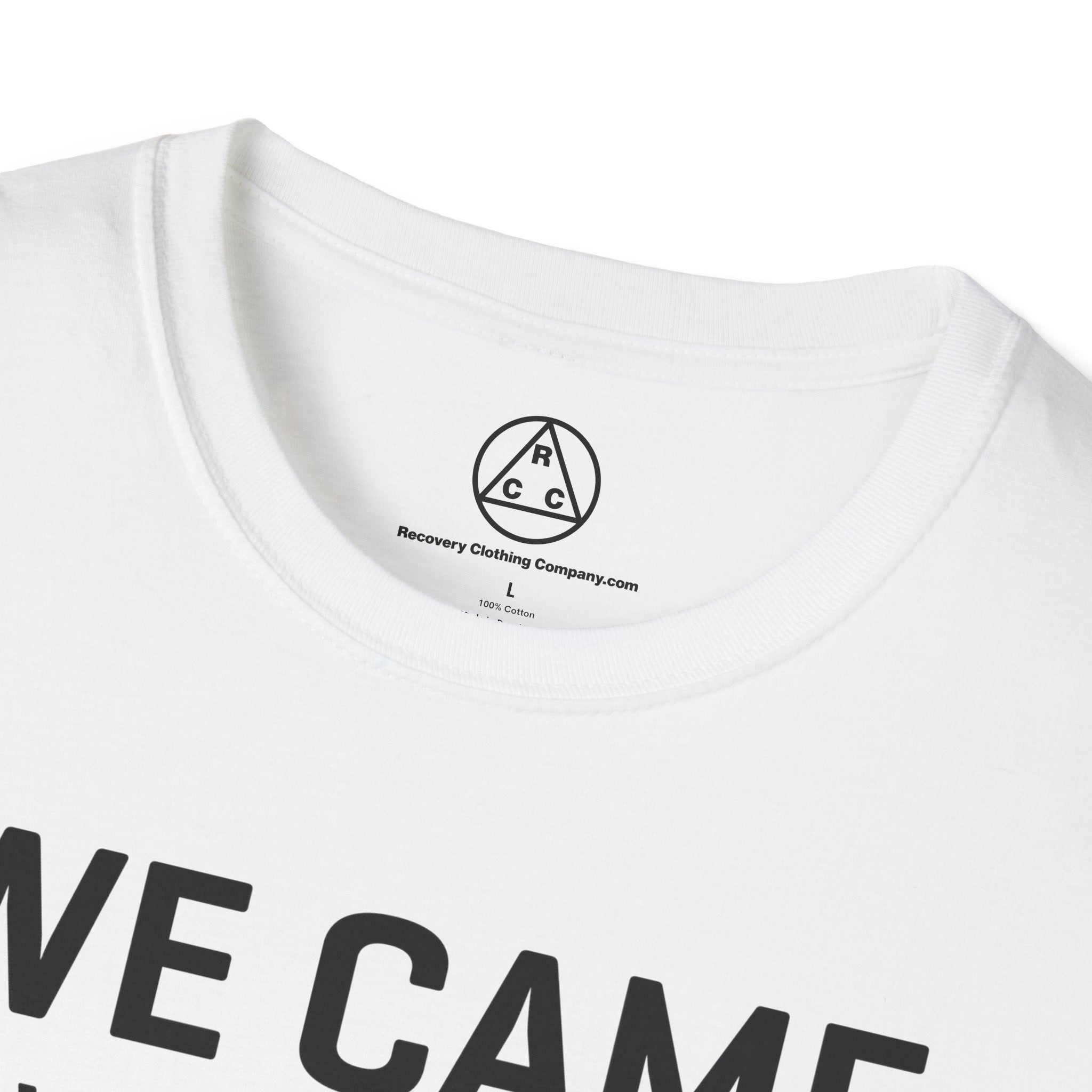 "We Came to Believe" Sober Support Recovery T-Shirt