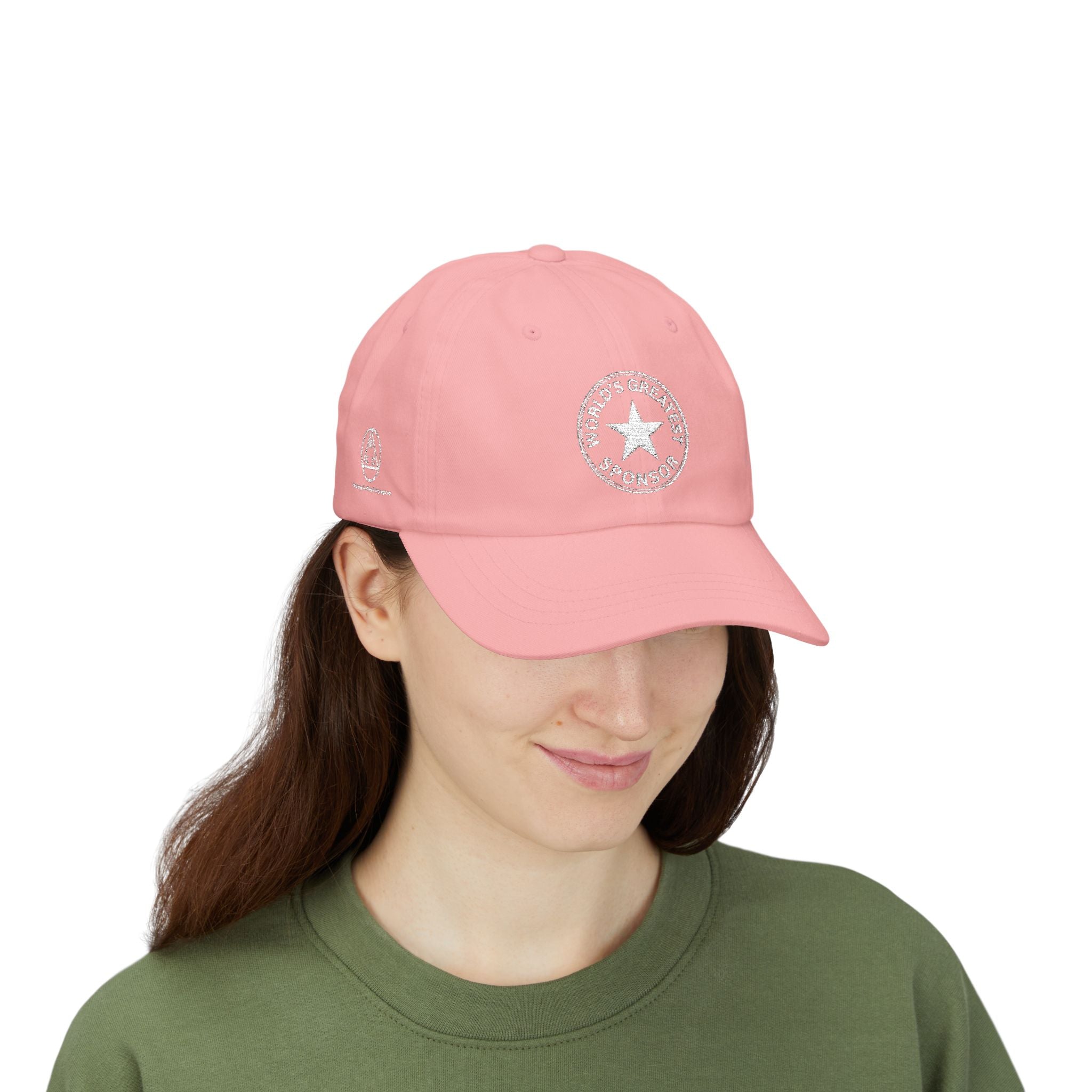 "World's Greatest Sponsor" Dad Cap — Vintage Distressed Embroidered Star Baseball Hat