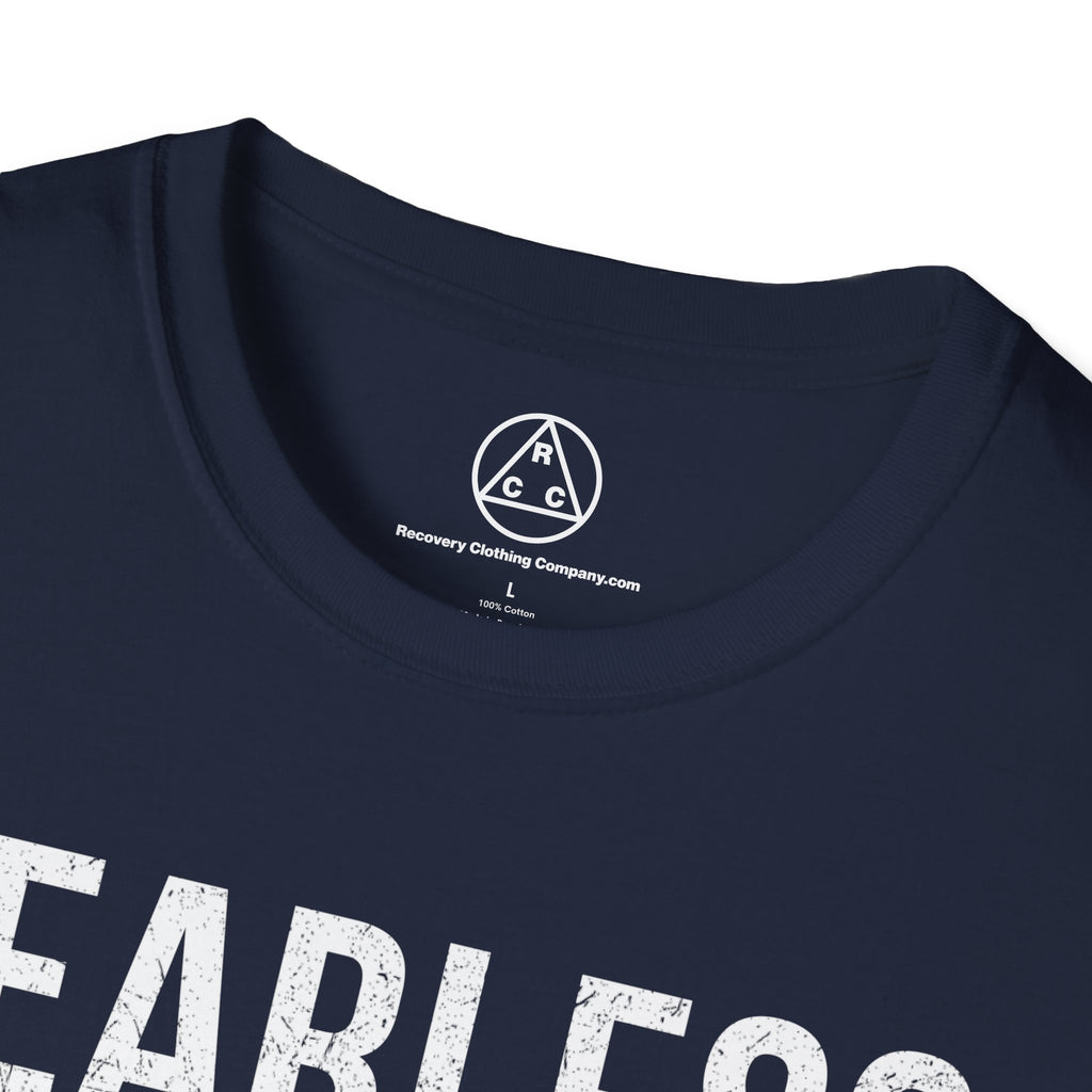 "Fearless & Thorough" T-Shirt — Recovery Clothing Company Motivational Tee