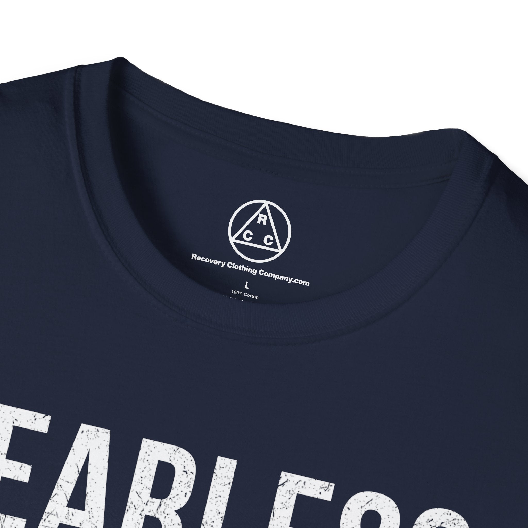 "Fearless & Thorough" T-Shirt — Recovery Clothing Company Motivational Tee