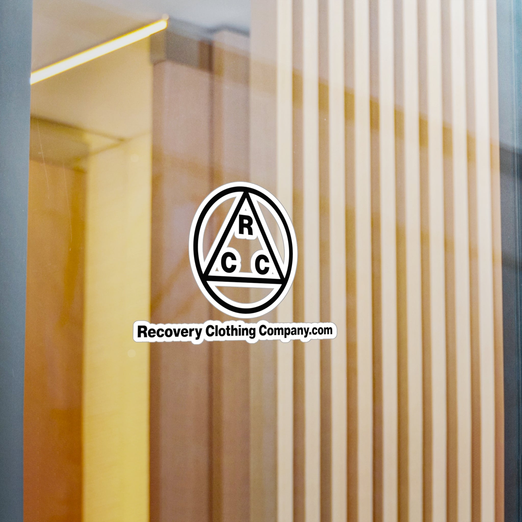 Recovery Clothing Company Kiss-Cut Vinyl Decal – RCC Logo Sticker (Recovery Clothing Company.com)