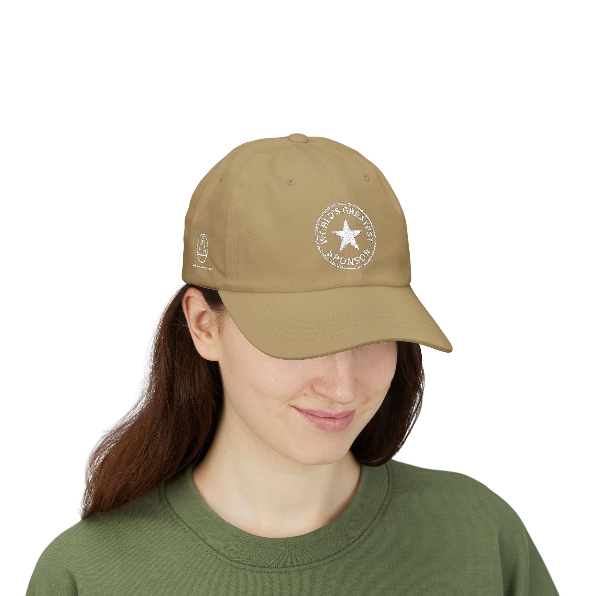 "World's Greatest Sponsor" Dad Cap — Vintage Distressed Embroidered Star Baseball Hat