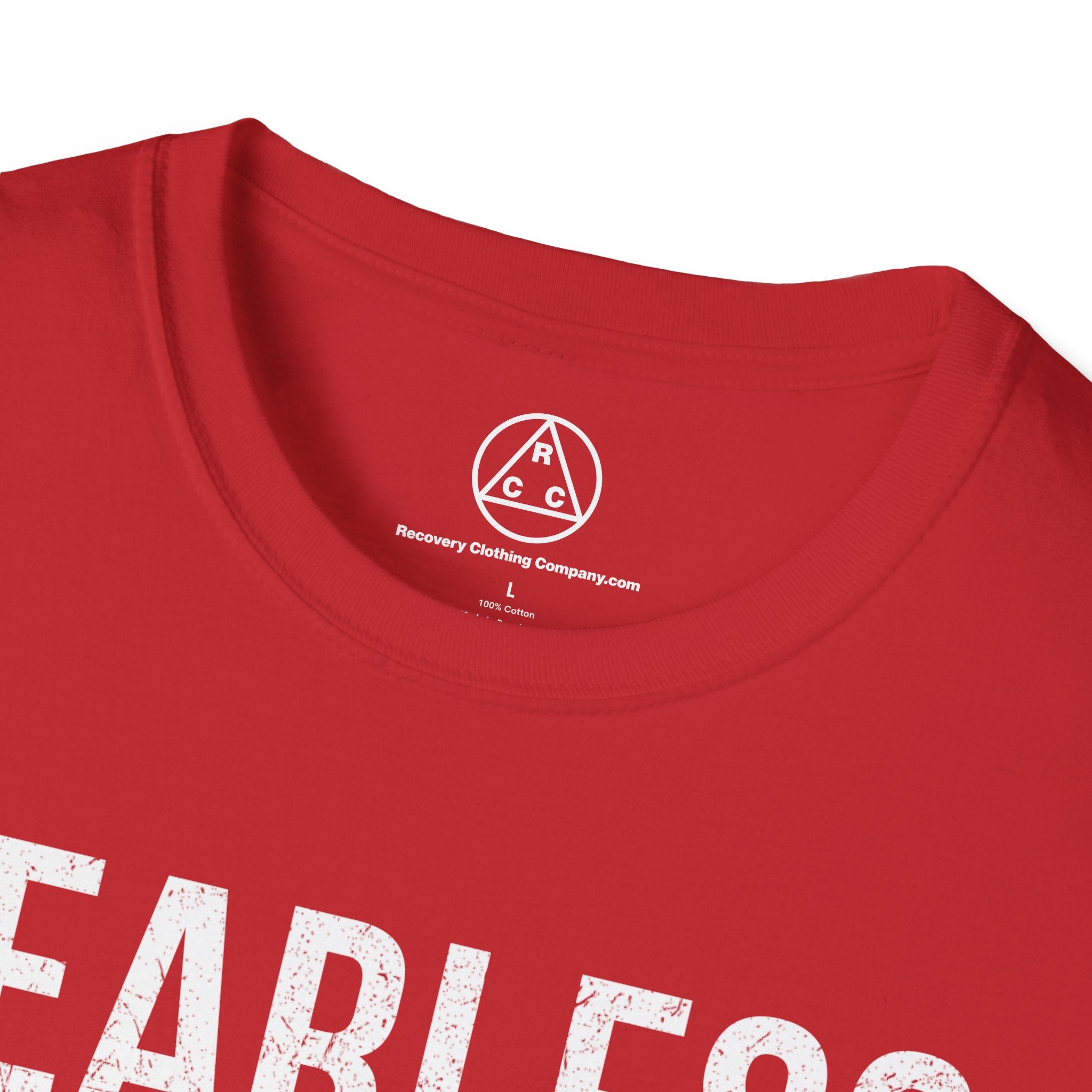 "Fearless & Thorough" T-Shirt — Recovery Clothing Company Motivational Tee