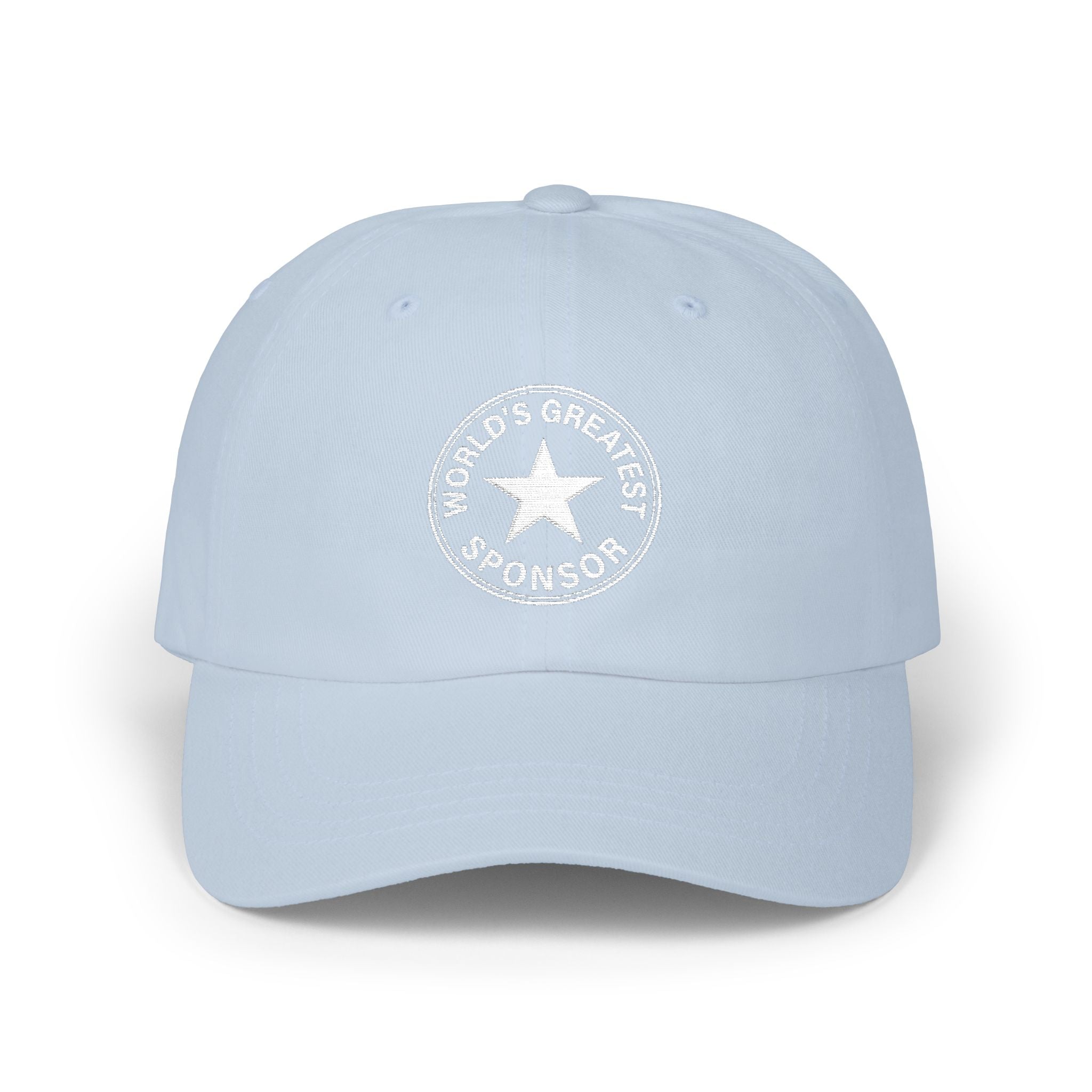 "World's Greatest Sponsor" Dad Cap — Vintage Distressed Embroidered Star Baseball Hat