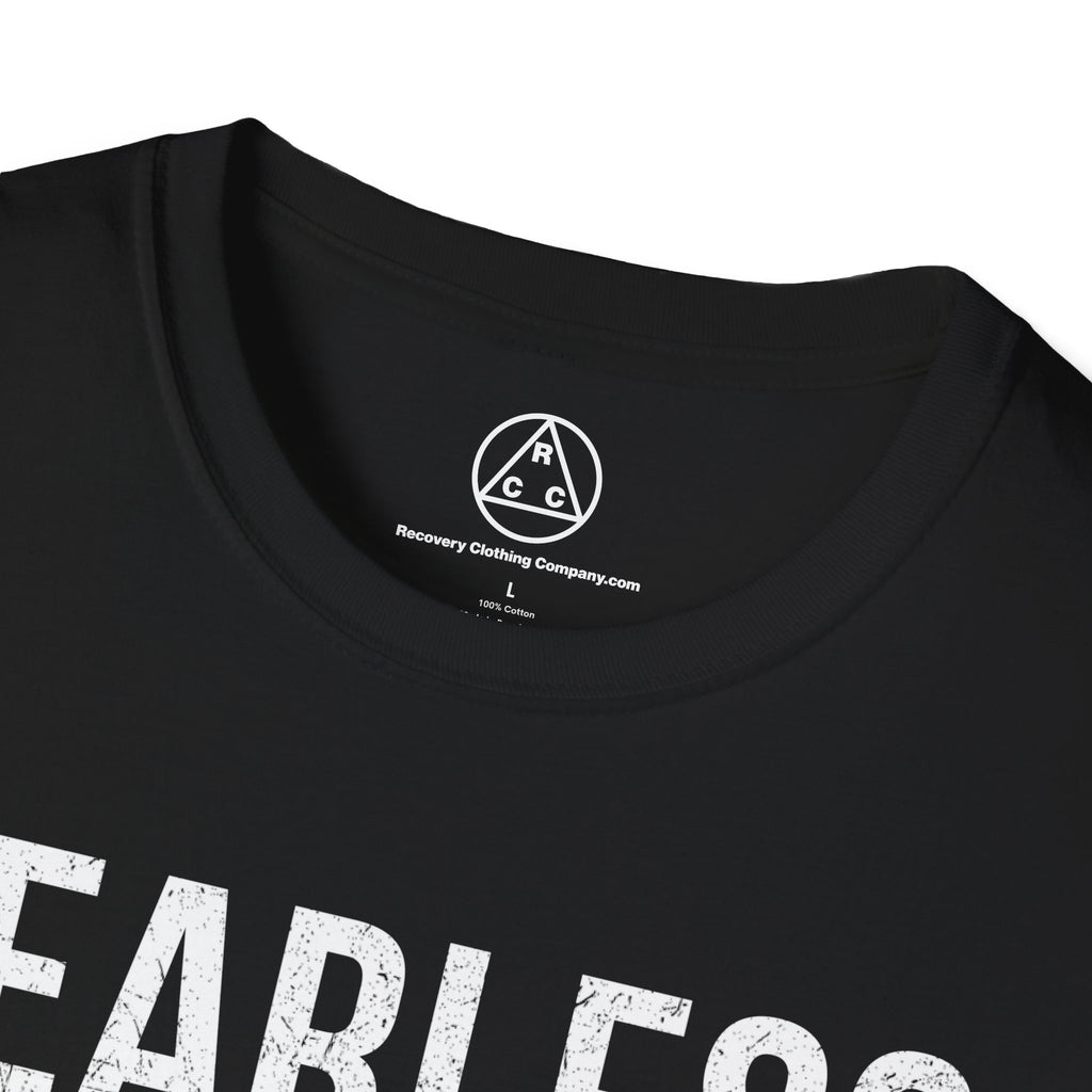 "Fearless & Thorough" T-Shirt — Recovery Clothing Company Motivational Tee