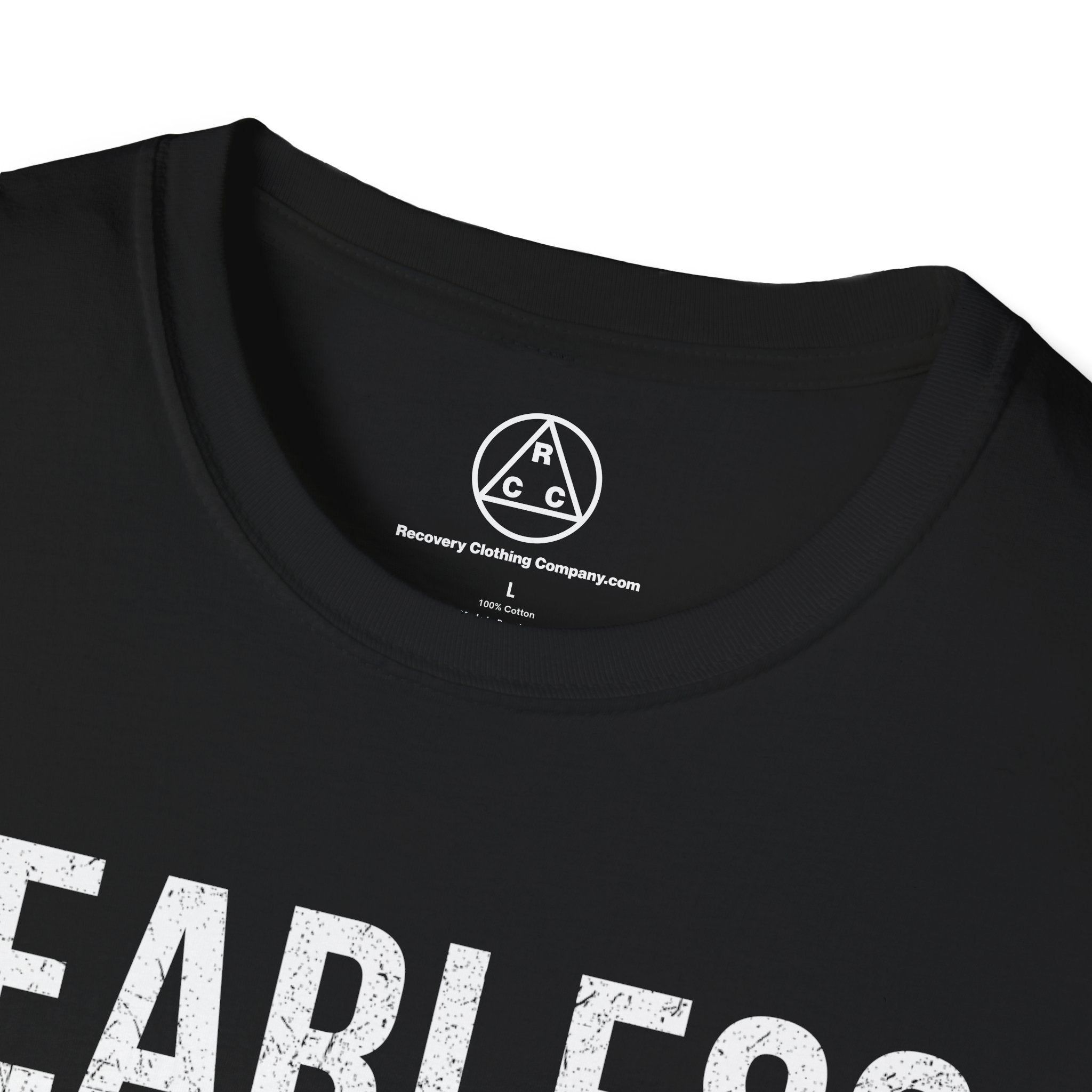 "Fearless & Thorough" T-Shirt — Recovery Clothing Company Motivational Tee