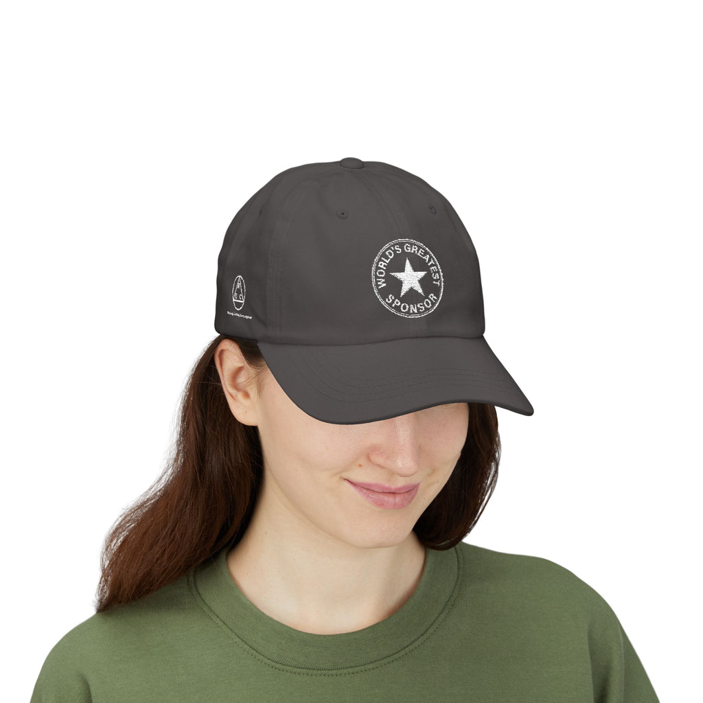 "World's Greatest Sponsor" Dad Cap — Vintage Distressed Embroidered Star Baseball Hat