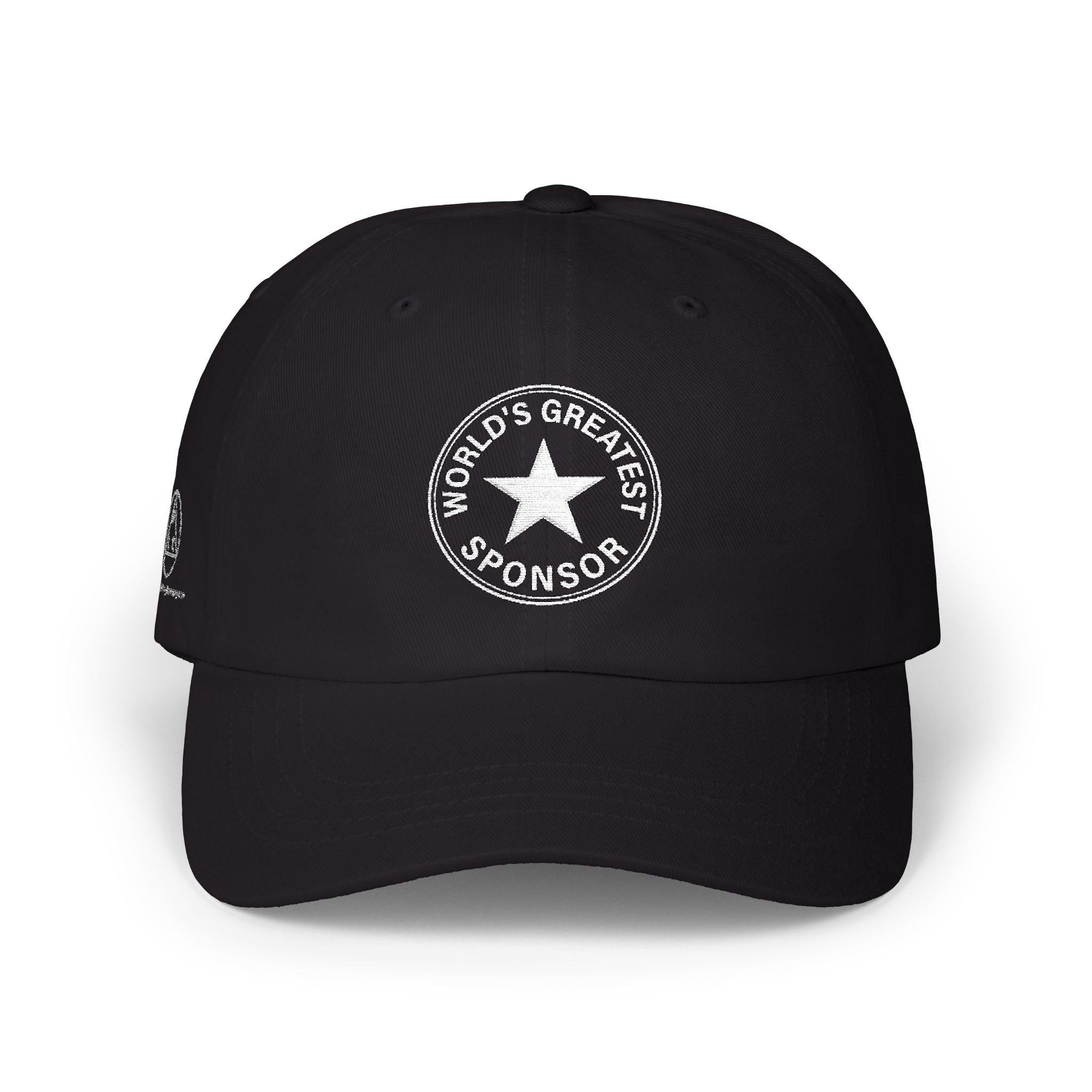"World's Greatest Sponsor" Dad Cap — Vintage Distressed Embroidered Star Baseball Hat