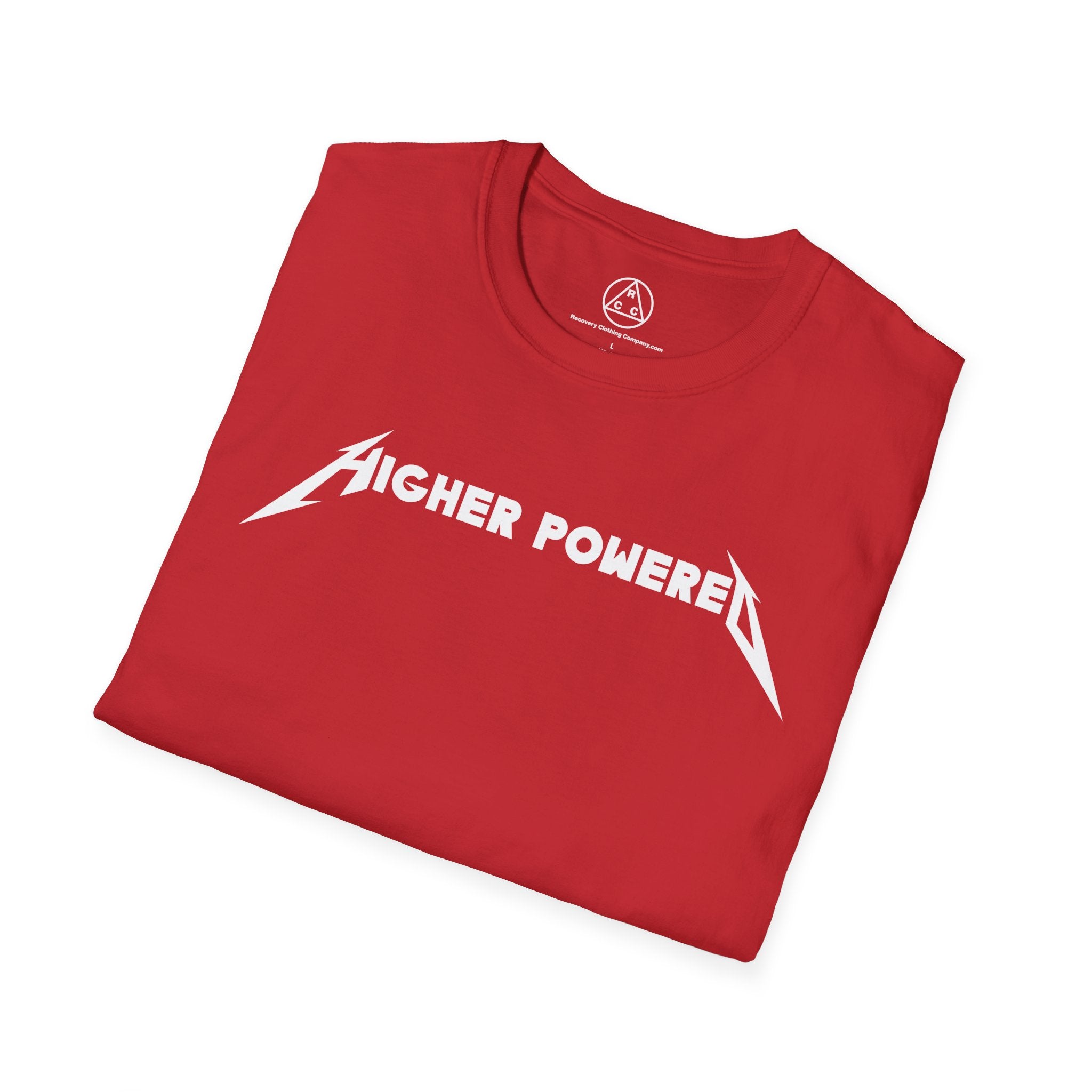 "Higher Powered" T-Shirt — Recovery Clothing Company Logo Tee