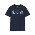 Peace, Love & Recovery T-Shirt — Classic Crewneck Tee