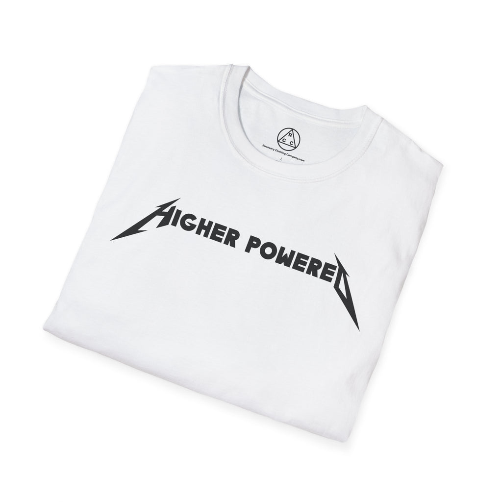 "Higher Powered" T-Shirt — Recovery Clothing Company Logo Tee
