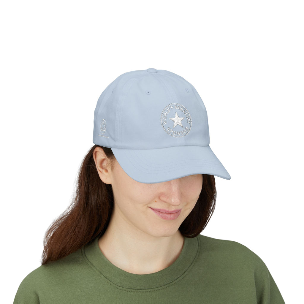 "World's Greatest Sponsor" Dad Cap — Vintage Distressed Embroidered Star Baseball Hat