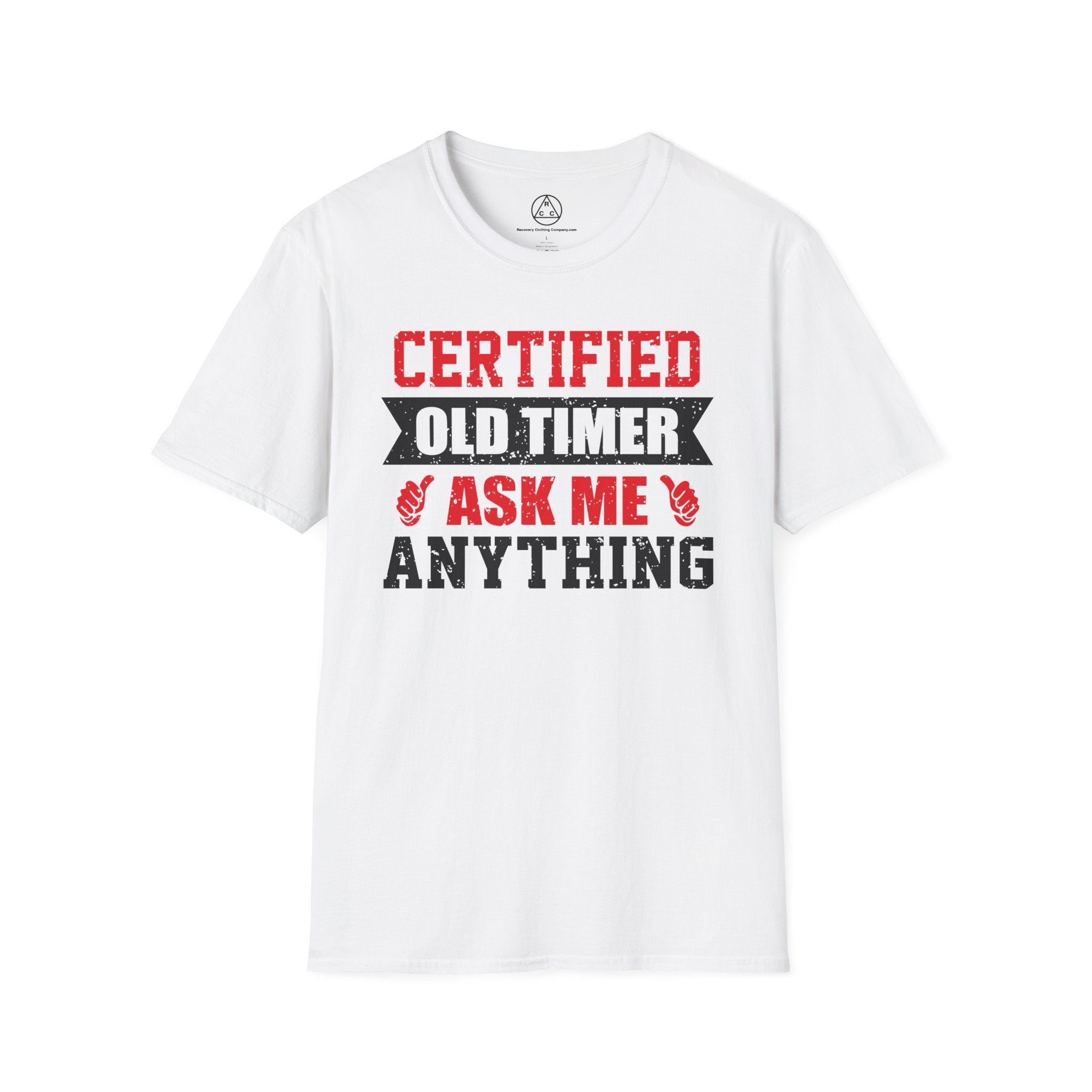 "Certified Old Timer Ask Me Anything"T-Shirt