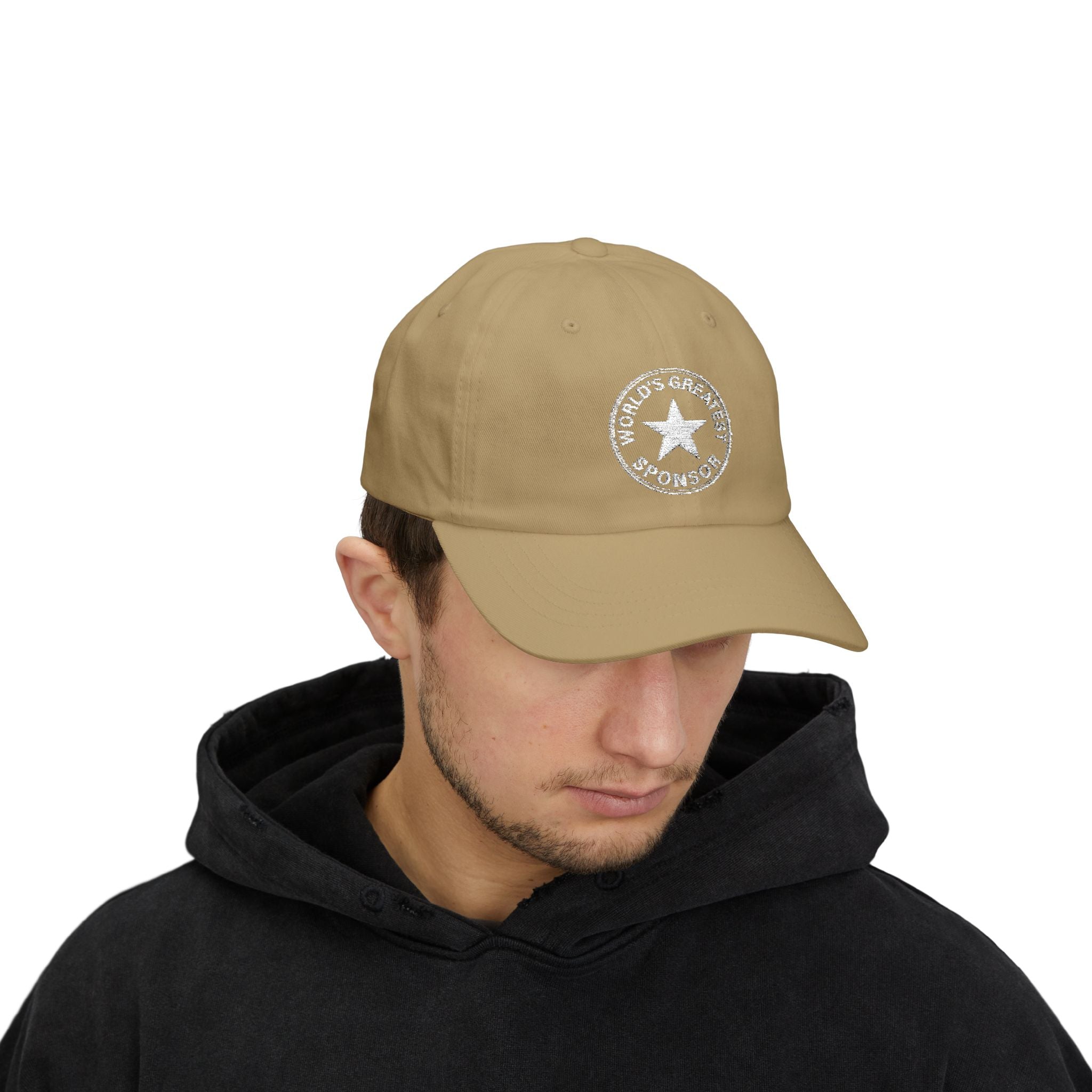 "World's Greatest Sponsor" Dad Cap — Vintage Distressed Embroidered Star Baseball Hat
