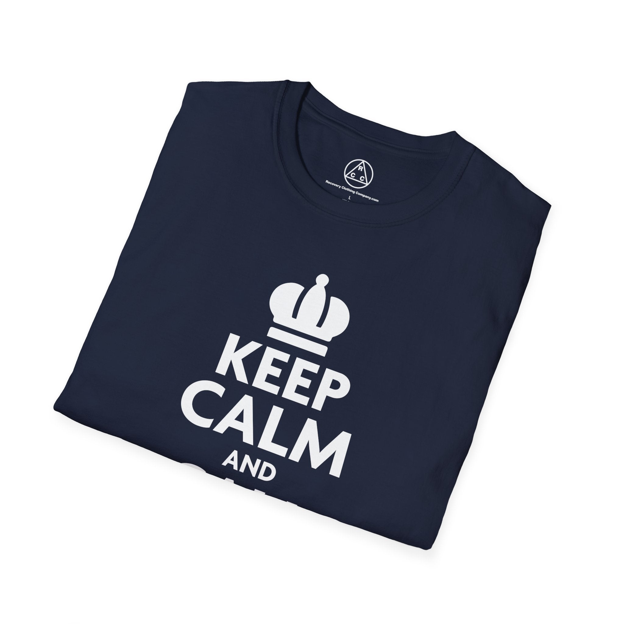 "Keep Calm and Call Your Sponsor" Slogan Tee