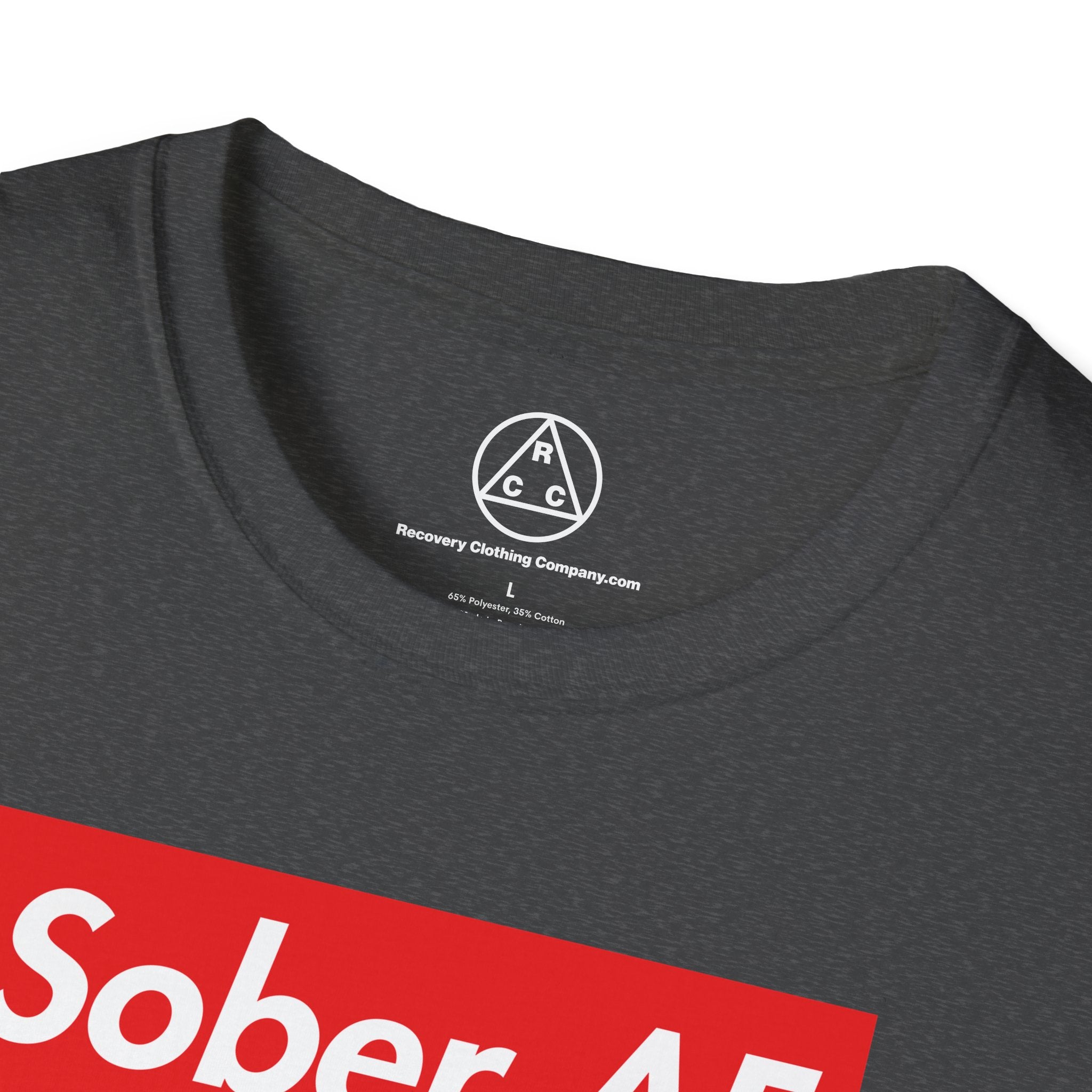 Sober AF T-Shirt — Recovery Awareness Graphic Tee